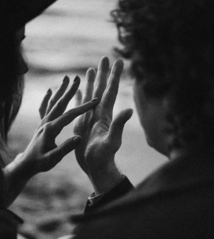 you look so sad for a girl so in love.