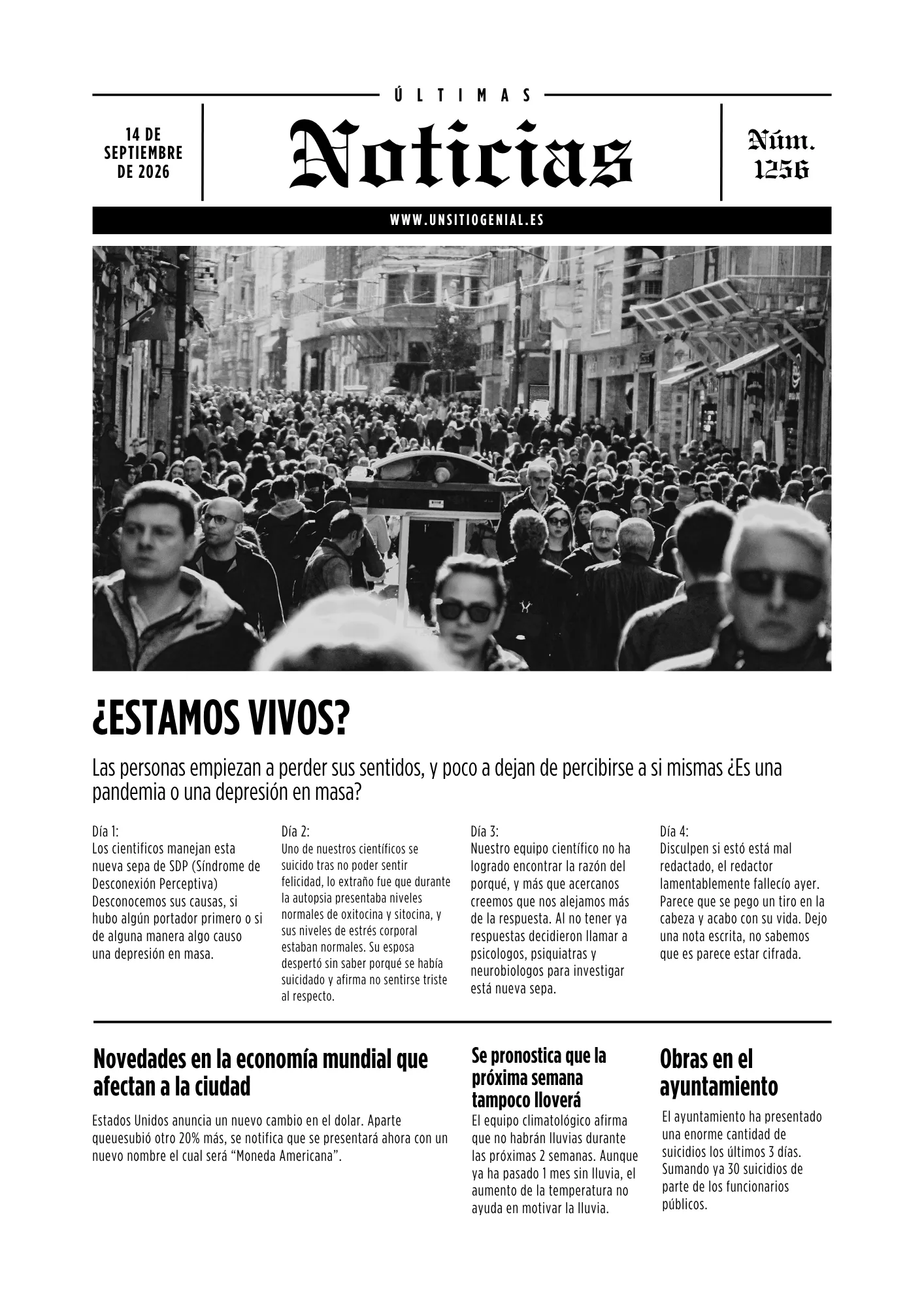 ¿Estamos vivos?