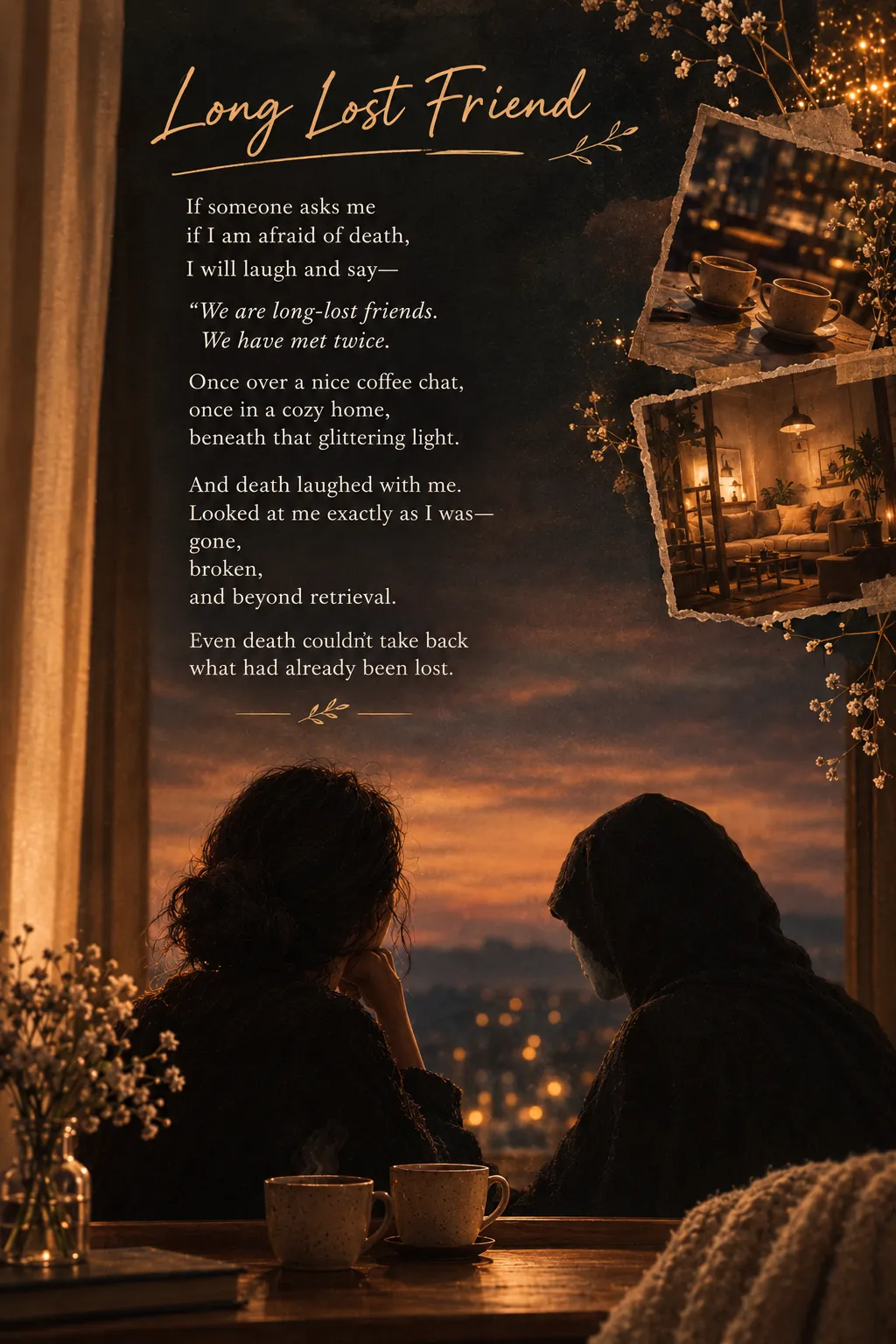 A cozy chat with the death 